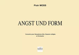 ANGST UND FORM (CONCERTO POUR SAXOPHONE) - CONDUCTEUR