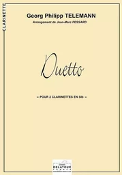 DUETTO POUR 2 CLARINETTES