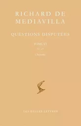 Questions disputées. Tome VI: Questions 38-45. L'Homme