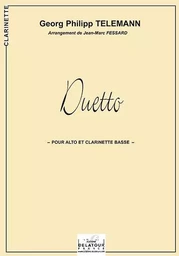 DUETTO POUR ALTO ET CLARINETTE BASSE