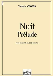 NUIT - PRELUDE POUR CLARINETTE BASSE ET GUITARE