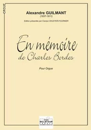 EN MEMOIRE DE CHARLES BORDES POUR ORGUE