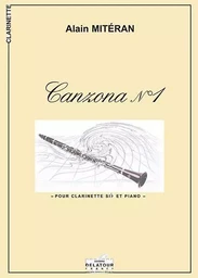 CANZONA N01 POUR CLARINETTE ET PIANO