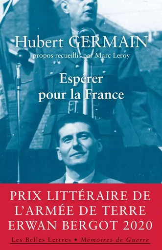 Espérer pour la France - Hubert Germain - Les Belles Lettres