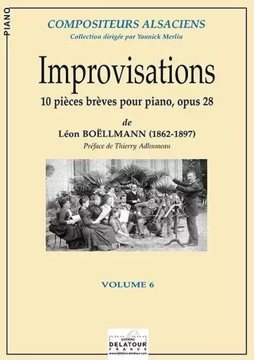 IMPROVISATIONS POUR PIANO -  BOELLMANN L ON - DELATOUR FRANCE