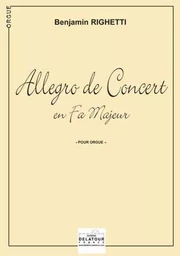 ALLEGRO DE CONCERT EN FA MAJEUR POUR ORGUE