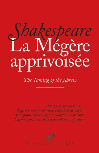 La Mégère apprivoisée / The Taming of the Shrew - William Shakespeare - Les Belles Lettres