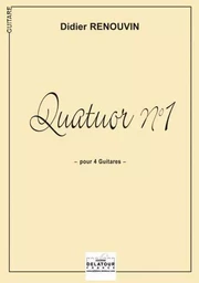 QUATUOR N01 POUR 4 GUITARES