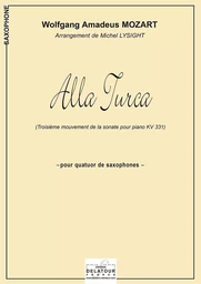 ALLA TURCA (VERSION QUATUOR DE SAXOPHONES)