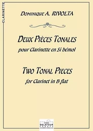 2 PIECES TONALES POUR CLARINETTE