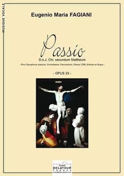 PASSIO (D,N,J, CHR, SECUNDUM MATTHEUM) (SCORE)