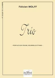 TRIO POUR ALTO OU VIOLON, VIOLONCELLE ET PIANO