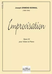 IMPROVISATION POUR VIOLON ET PIANO