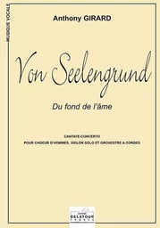 VON SEELENGRUND (CANTATE-CONCERTO)