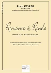 ROMANCE ET RONDO POUR CONTREBASSE ET ORCHESTRE (VERSION EN SOL)