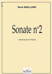 SONATE N02 POUR ALTO ET PIANO