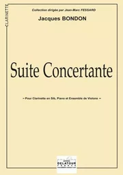 SUITE CONCERTANTE POUR CLARINETTE ET ENSEMBLE - CONDUCTEUR