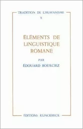 Éléments de linguistique romane