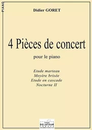 4 PIECES DE CONCERT POUR PIANO