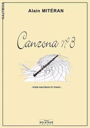 CANZONA N03 POUR HAUTBOIS ET PIANO