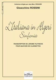 L'ITALIANA IN ALGERI (SINFONIA) POUR QUATUOR DE CLARINETTES