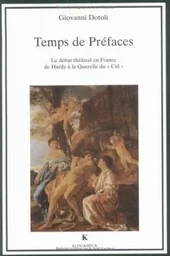 Temps de Préfaces