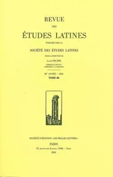 Etudes Latines T. 80 (2002)