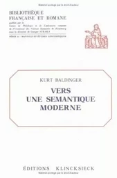 Vers une sémantique moderne