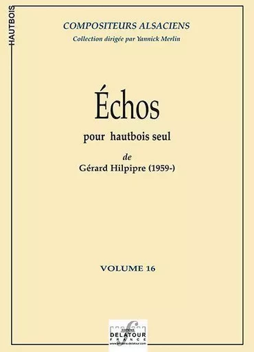 ECHOS POUR HAUTBOIS -  HILPIPRE G RARD - DELATOUR FRANCE