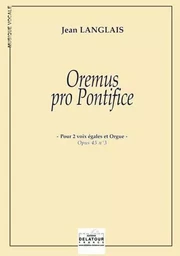 OREMUS PRO PONTIFICE (EDITION ECONOMIQUE)