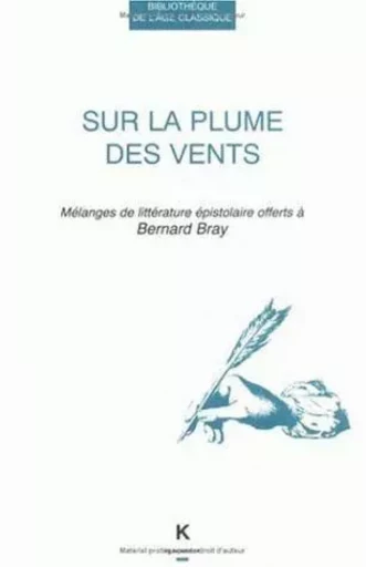 Sur la plume des vents -  - Klincksieck