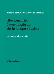 Dictionnaire étymologique de la langue latine