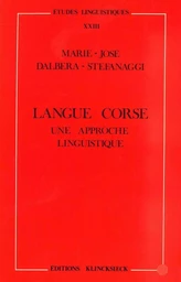 Langue corse, une approche linguistique