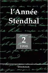 Année Stendhal N°2