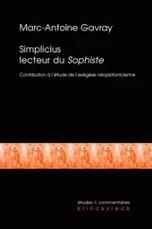 Simplicius lecteur du Sophiste