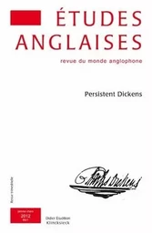 Études anglaises - N°1/2012