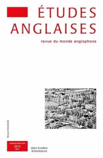 Études anglaises - N° 4/2012 -  - Klincksieck