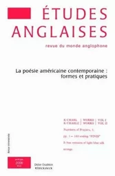 Études anglaises - N°2/2008