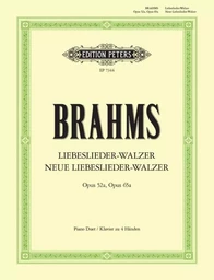 JOHANNES BRAHMS : LIEBESLIEDER WALZER OP.52A & OP.65A - PIANO