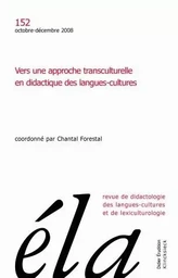 Études de linguistique appliquée - N°4/2008