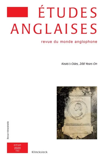 Études anglaises - N°2/2020 -  - Klincksieck