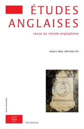 Études anglaises - N°2/2020