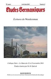 Études germaniques - N°2/2015