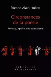 Circonstances de la poésie