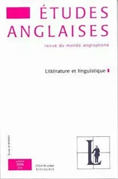 Études anglaises - N°2/2004