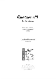 Quatuor n°1