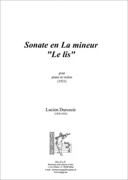 Sonate en la mineur « Le Lis »