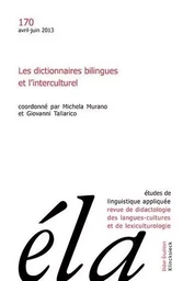 Études de linguistique appliquée - N°2/2013