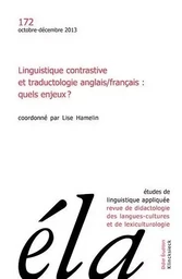 Études de linguistique appliquée - N°4/2013