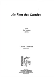 Au vent des Landes pour flûte et piano